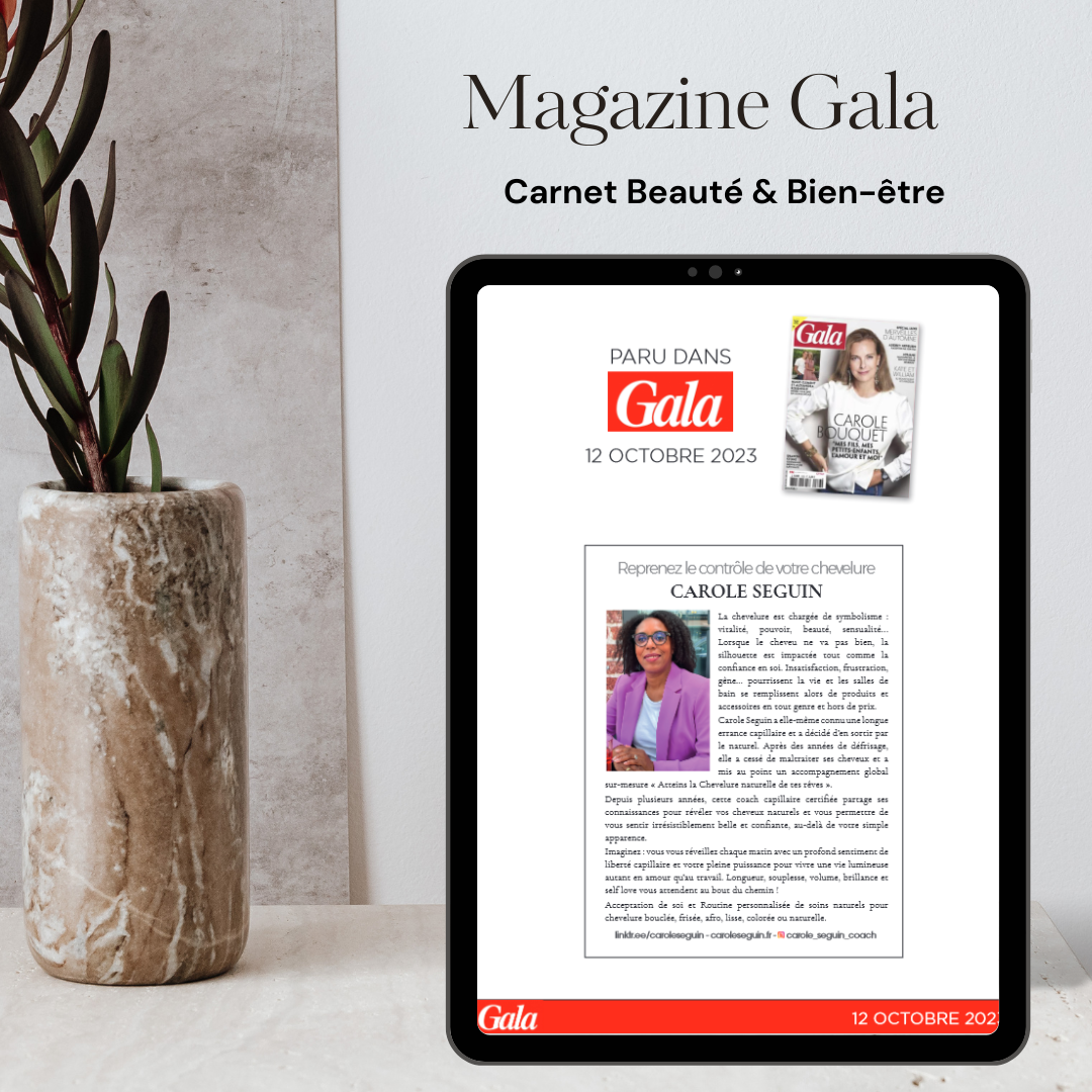 Carole Seguin en vedette dans le magazine Gala.fr