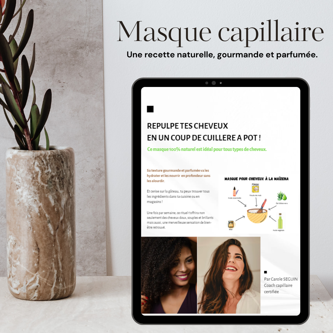 Image pour la Recette de masque capillaire